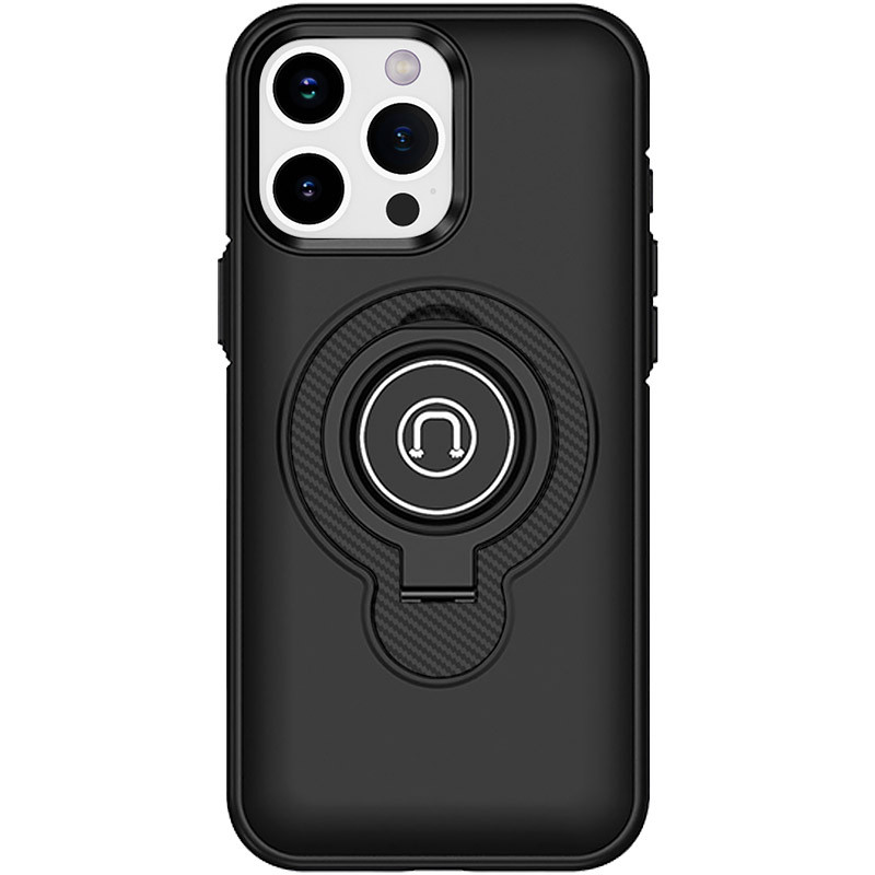 TPU+Textured PC Magnet для Apple iPhone 12 Pro / 12 (6.1") (Black) в магазине vchehle.ua