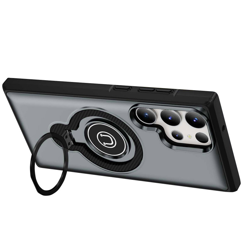 Фото TPU+Textured PC Magnet для Samsung Galaxy S23 Ultra (Grey) на vchehle.ua