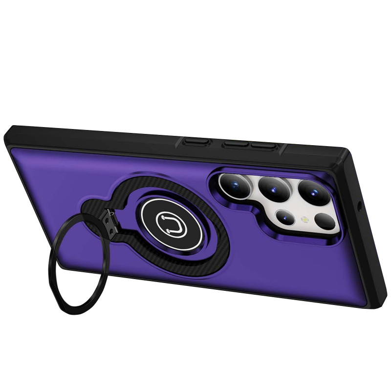 Фото TPU+Textured PC Magnet для Samsung Galaxy S23 Ultra (Purple) на vchehle.ua