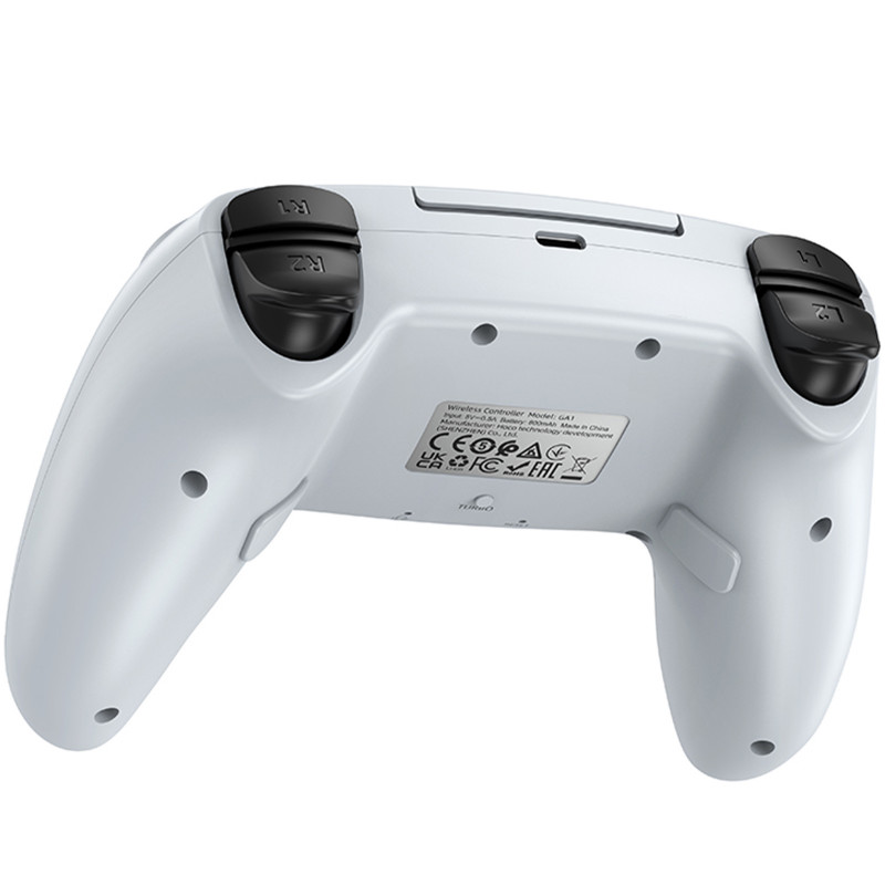 Фото Уцінка Ігровий джойстик геймпад Hoco GA1 Phoenix for PS4 (Пошкоджене пакування / White) в маназині vchehle.ua