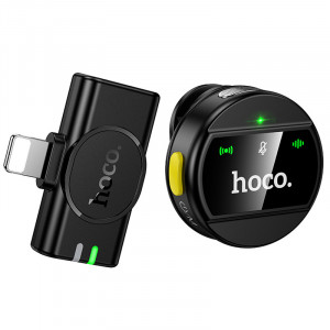 Уценка Петличный беспроводной микрофон Hoco L21 Charm Lightning