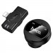 Фото Уцінка Петличний бездротовий мікрофон Hoco L21 Charm Lightning (Пошкоджене пакування / Black) на vchehle.ua