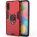 Фото Ударопрочный чехол Transformer Ring for Magnet для Samsung Galaxy A20s (Красный / Dante Red) на vchehle.ua