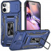 Ударопрочный чехол Camshield Army Ring для Apple iPhone 17 (6.3") (Синий / Navy)