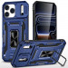 Фото Ударопрочный чехол Camshield Army Ring для Apple iPhone 17 Pro (6.3") (Синий / Navy) на vchehle.ua
