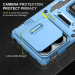 Фото Удароміцний чохол Camshield Army Ring на Xiaomi Redmi Note 13 Pro 4G / 14s / Poco M6 Pro 4G (Блакитний / Light Blue) на vchehle.ua