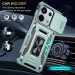 Фото Удароміцний чохол Camshield Army Ring на Xiaomi Redmi Note 13 Pro 4G / 14s / Poco M6 Pro 4G (Зелений / Light Green) в маназині vchehle.ua