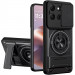 Удароміцний чохол Camshield StandRing case на Motorola Moto G17 Power / G15 4G (Black)