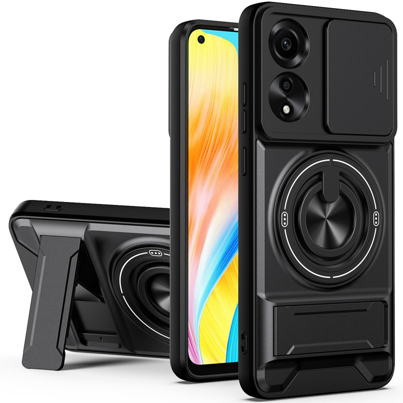 Ударопрочный чехол Camshield StandRing case для Oppo A17