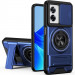 Фото Удароміцний чохол Camshield StandRing case на Oppo A5x (Blue) на vchehle.ua