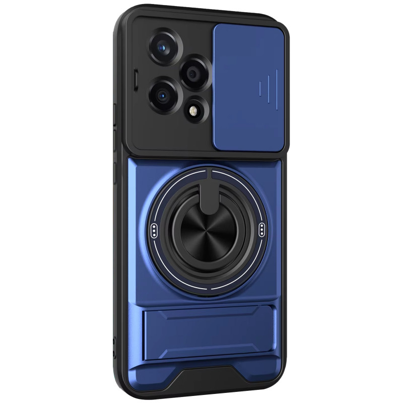 Ударопрочный чехол Camshield StandRing case для Oppo Reno 15 (Blue)