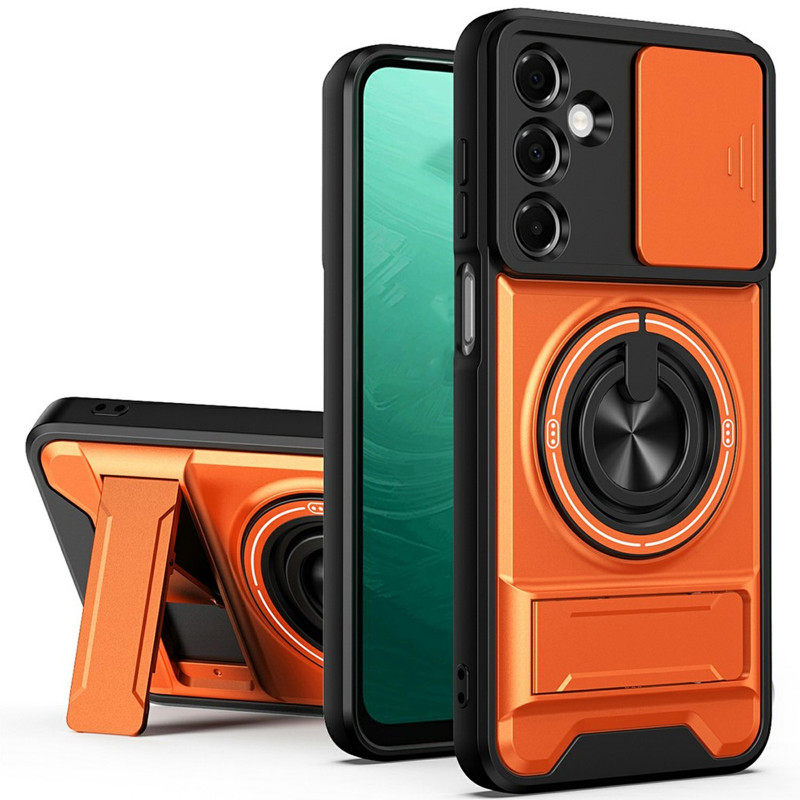 Удароміцний чохол Camshield StandRing case на Samsung Galaxy A57 5G (Orange)
