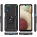 Фото Ударостійкий чохол Serge Ring for Magnet на Samsung Galaxy A12 / M12 (Чорний) на vchehle.ua