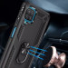 Замовити Ударостійкий чохол Serge Ring for Magnet на Samsung Galaxy A12 / M12 (Чорний) на vchehle.ua