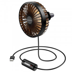 Вентилятор автомобільний Borofone DBF11 3 Speed (USB-A)