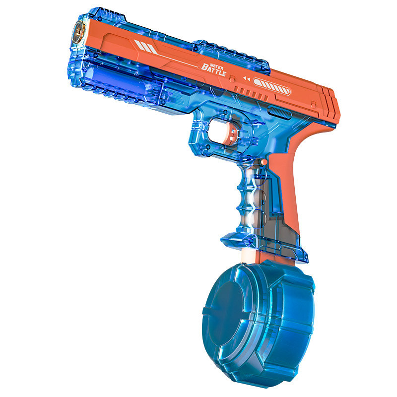 Водяний акумуляторний пістолет Water Gun 66-35 (500ml) with lithium battery (Blue / Orange)