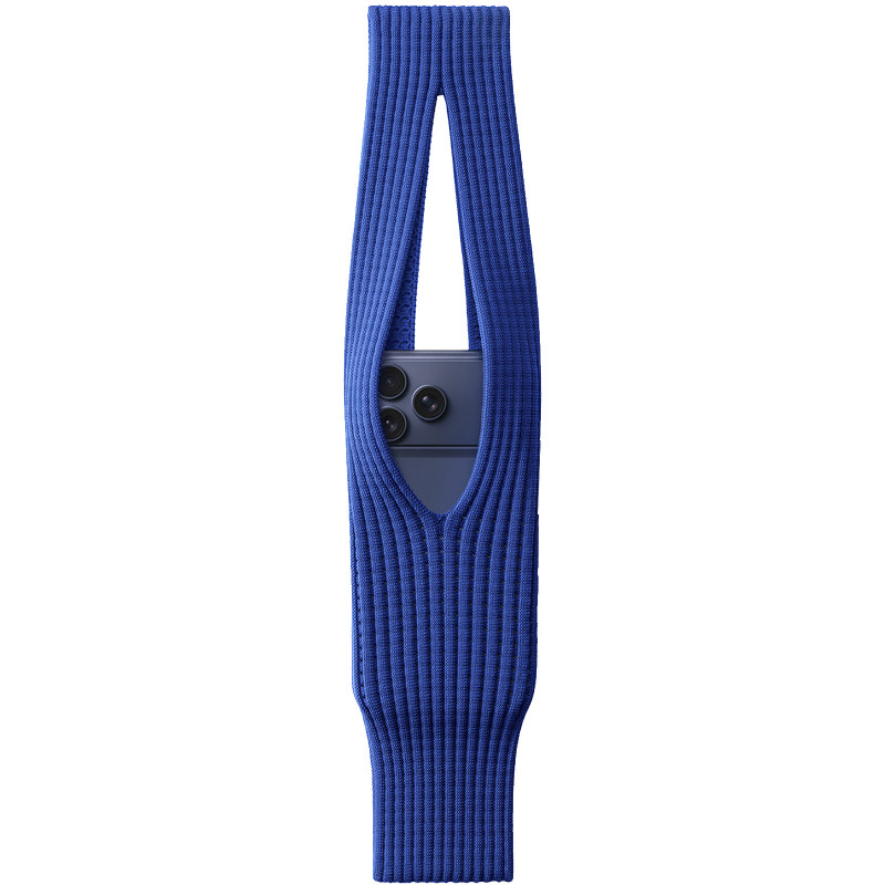 Вязаная сумка Pleated Pocket для iPhone (Size L) (Blue)