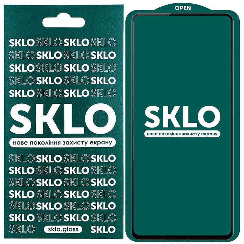 Захисне скло SKLO 5D на Samsung Galaxy S24 / S25 (Чорний)