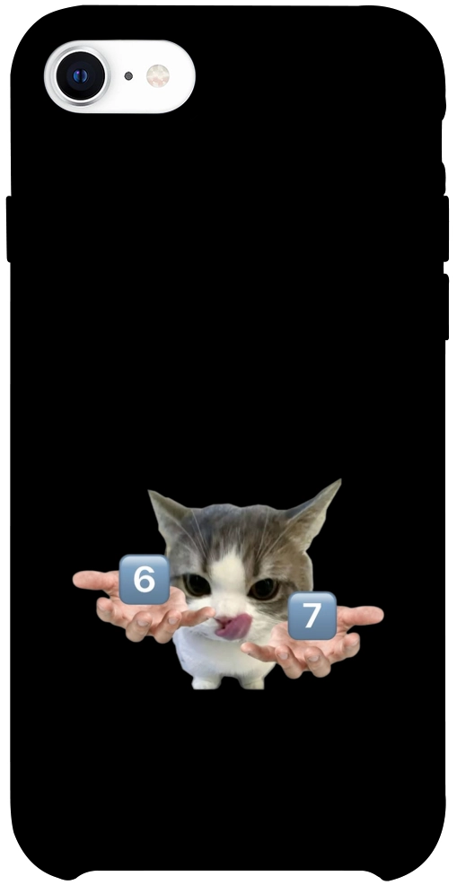 Чехол Six Seven cat для iPhone SE (2020)
