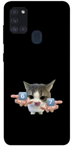 Чохол Six Seven cat для Galaxy A21s (2020)