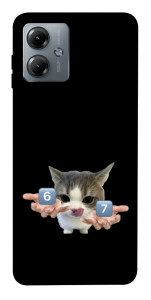 Чехол Six Seven cat для Motorola Moto G14