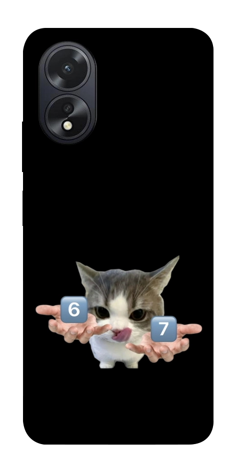 Чохол Six Seven cat для Oppo A38