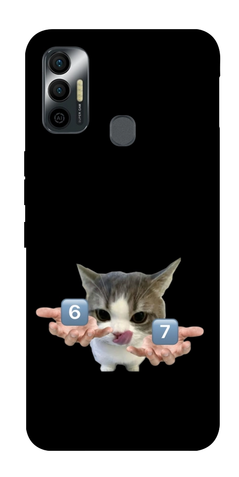 Чехол Six Seven cat для TECNO Spark 7