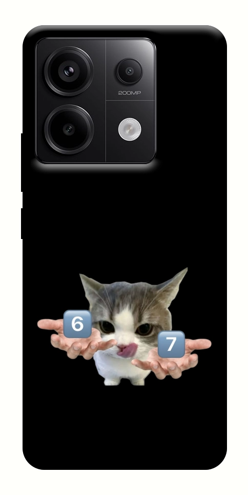 Чехол Six Seven cat для Xiaomi Redmi Note 13 Pro 4G