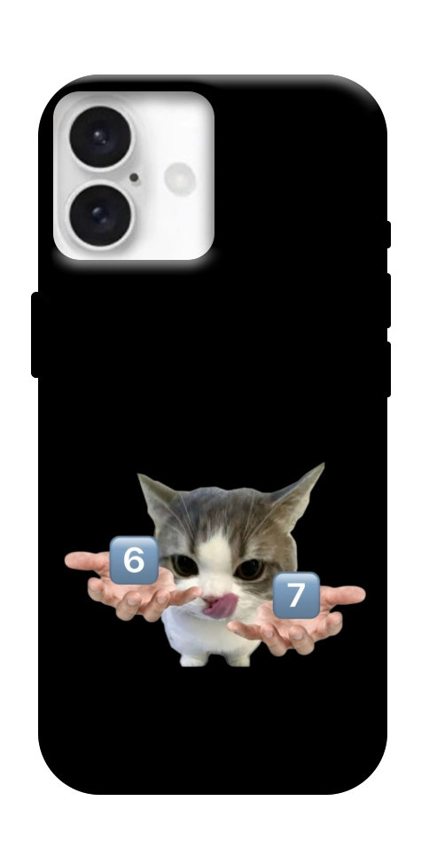 Чехол Six Seven cat для iPhone 16 Plus