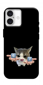 Чехол Six Seven cat для iPhone 16 Plus