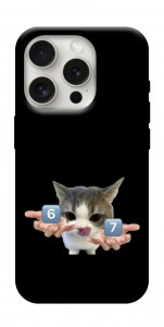 Чехол Six Seven cat для iPhone 16 Pro