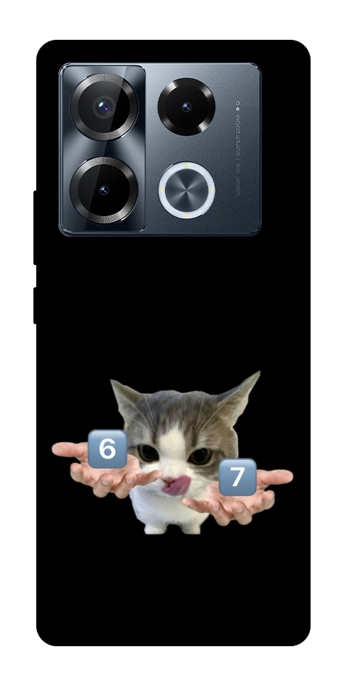 Чехол Six Seven cat для Infinix Note 40 Pro 4G