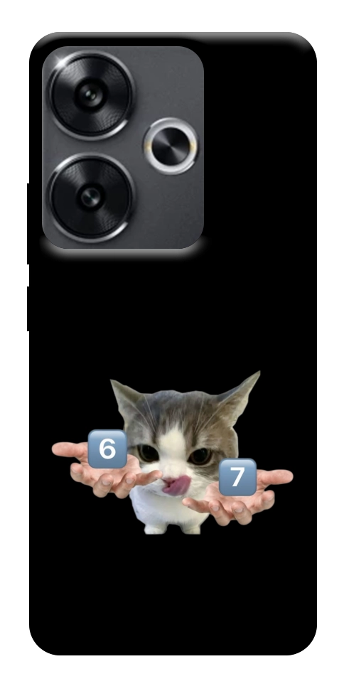 Чохол Six Seven cat для Xiaomi Poco F6