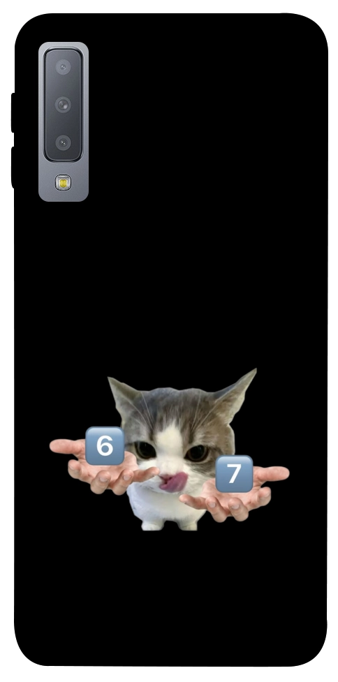 Чехол Six Seven cat для Galaxy A7 (2018)