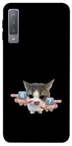 Чехол Six Seven cat для Galaxy A7 (2018)