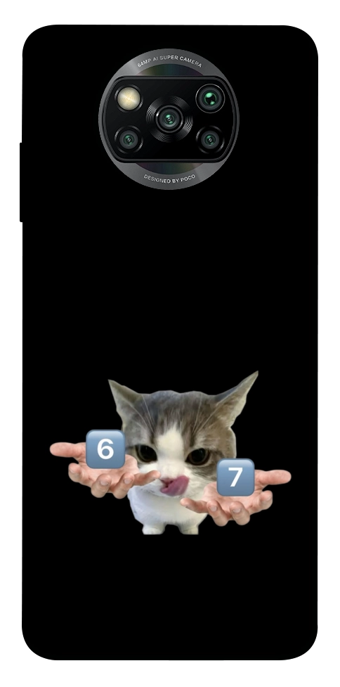 Чехол Six Seven cat для Xiaomi Poco X3 NFC