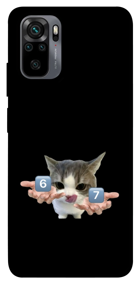 Чехол Six Seven cat для Xiaomi Redmi Note 10