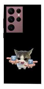 Чехол Six Seven cat для Galaxy S22 Ultra