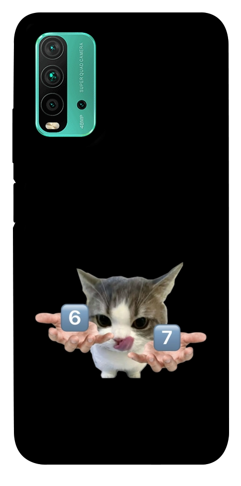 Чехол Six Seven cat для Xiaomi Redmi Note 9 4G