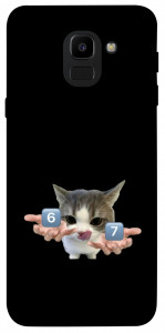 Чохол Six Seven cat для Galaxy J6 (2018)