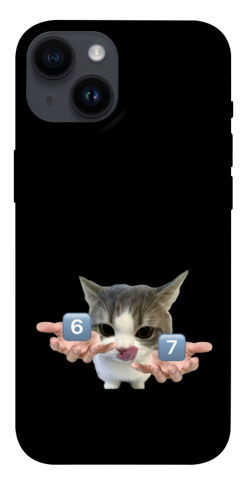 Чехол Six Seven cat для iPhone 14