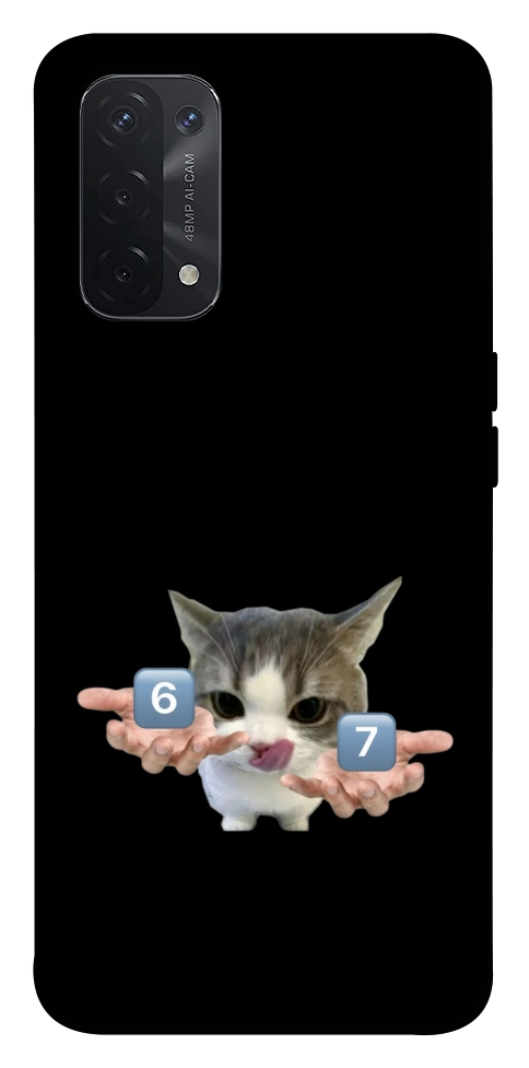 Чохол Six Seven cat для Oppo A74 5G
