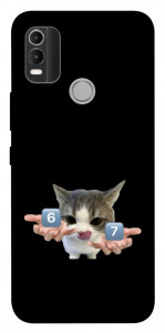 Чохол Six Seven cat для Nokia C21 Plus
