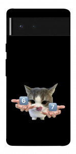 Чехол Six Seven cat для Google Pixel 6