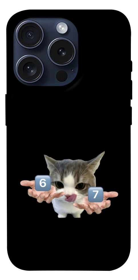 Чехол Six Seven cat для iPhone 15 Pro