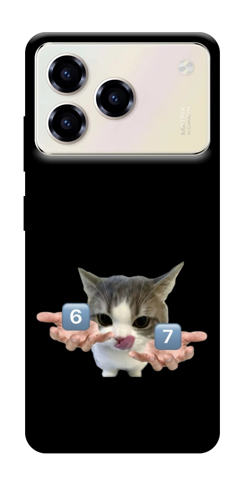 Чехол Six Seven cat для ZTE Blade A76 4G