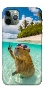 Чехол Сapybara vacation для iPhone 11 Pro
