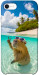 Чехол Сapybara vacation для iPhone SE (2020)