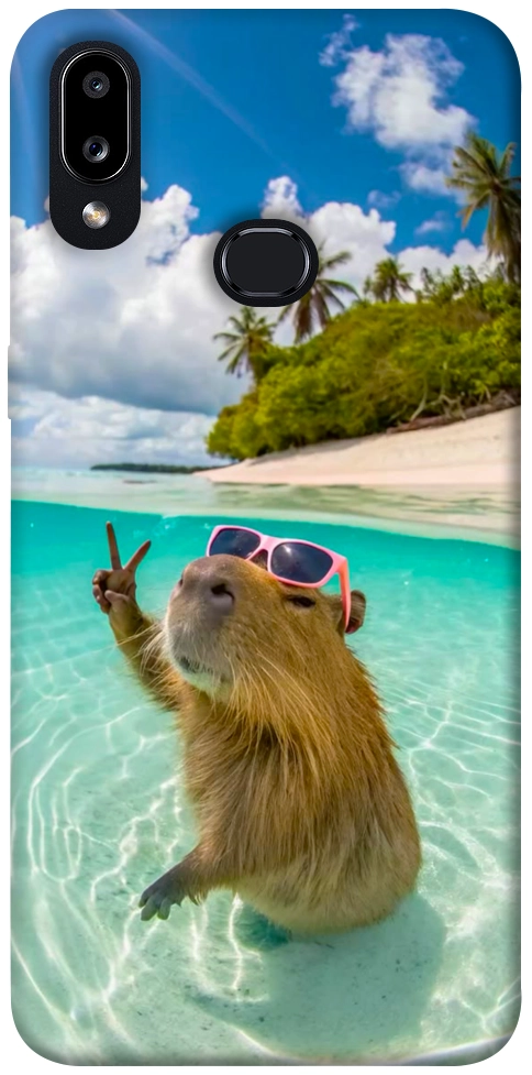 Чохол Сapybara vacation для Galaxy A10s (2019)