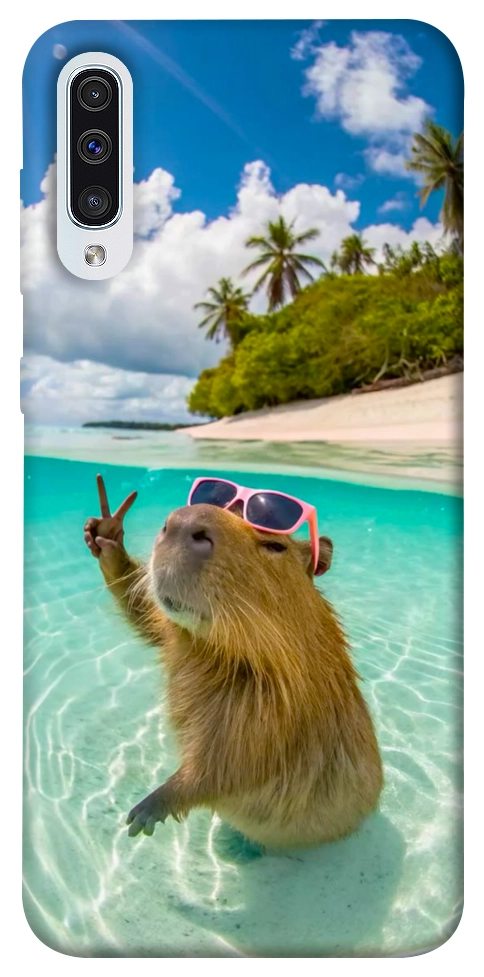 Чохол Сapybara vacation для Galaxy A50 (2019)